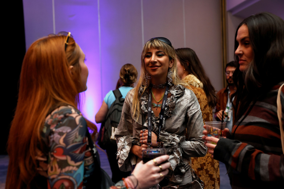 three women network at the namm show