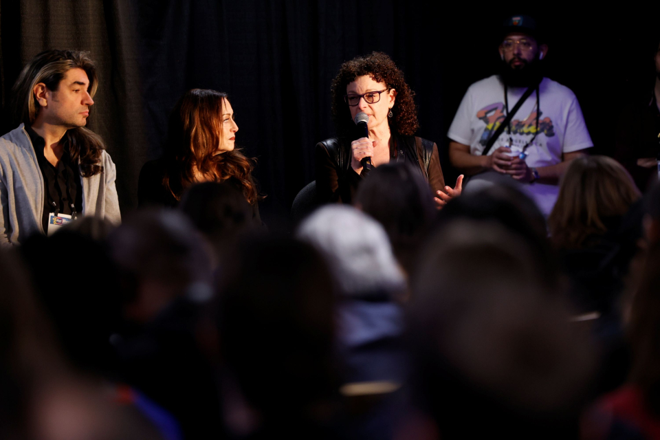 a speaker gives an education session