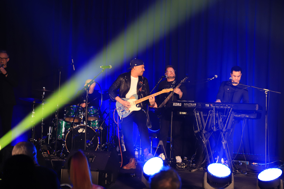 another namm show star is guitarist and singer jay leonard j